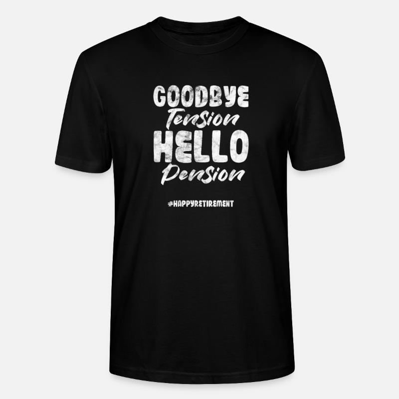 Retraite - T-shirt bio CRAFTER Stanley Stella Unisexe - noir
