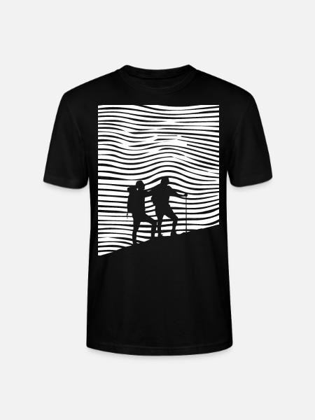 Hiking - (6) - Stanley/Stella CRAFTER Unisex Organic T-Shirt - black