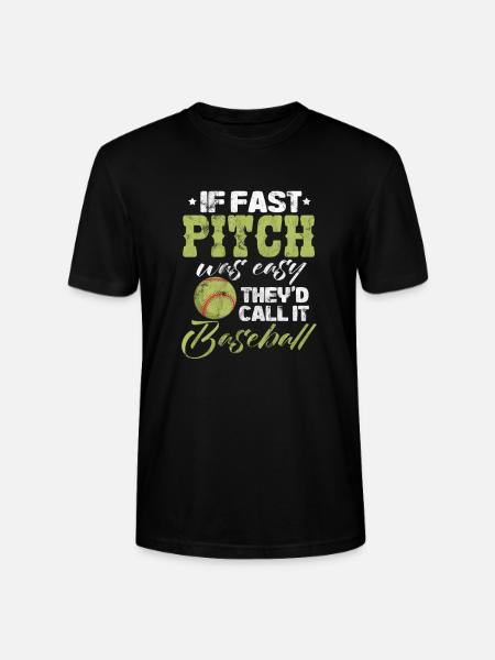 Softball - Stanley/Stella CRAFTER Unisex Organic T-Shirt - black