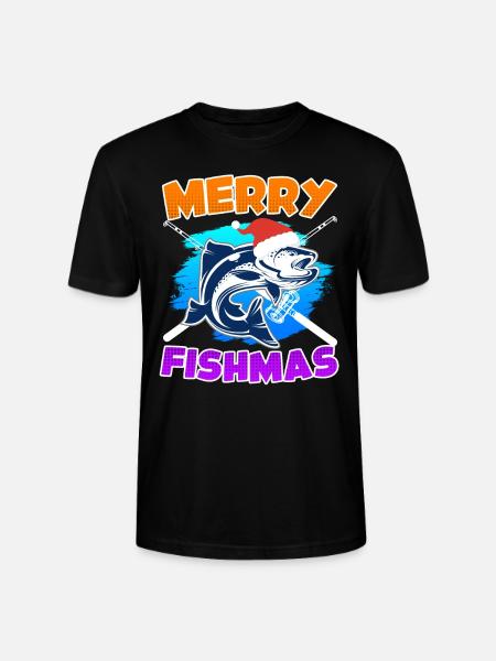 Joyeux poisson Pêche - T-shirt bio CRAFTER Stanley Stella Unisexe - noir