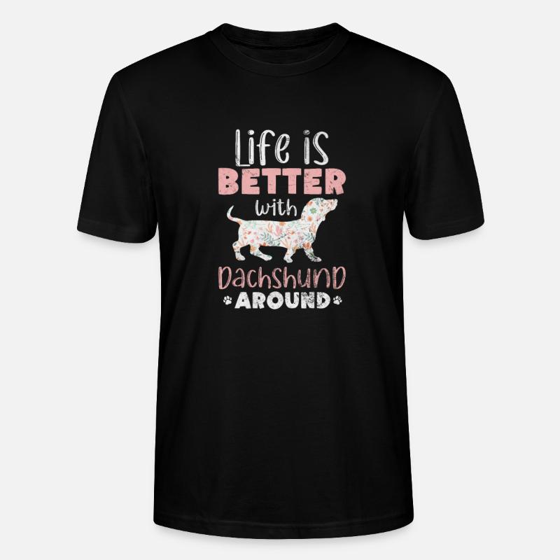 Teckel - T-shirt bio CRAFTER Stanley Stella Unisexe - noir