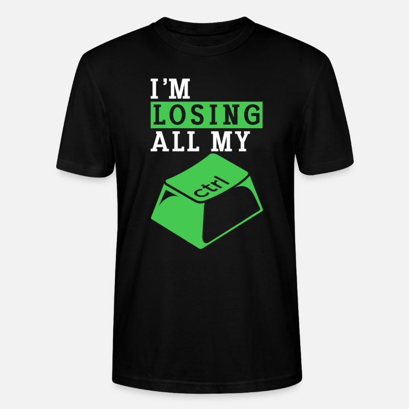 Cybersicherheit Computer Schlüssel Software - Stanley/Stella Unisex Bio-T-Shirt CRAFTER - Schwarz