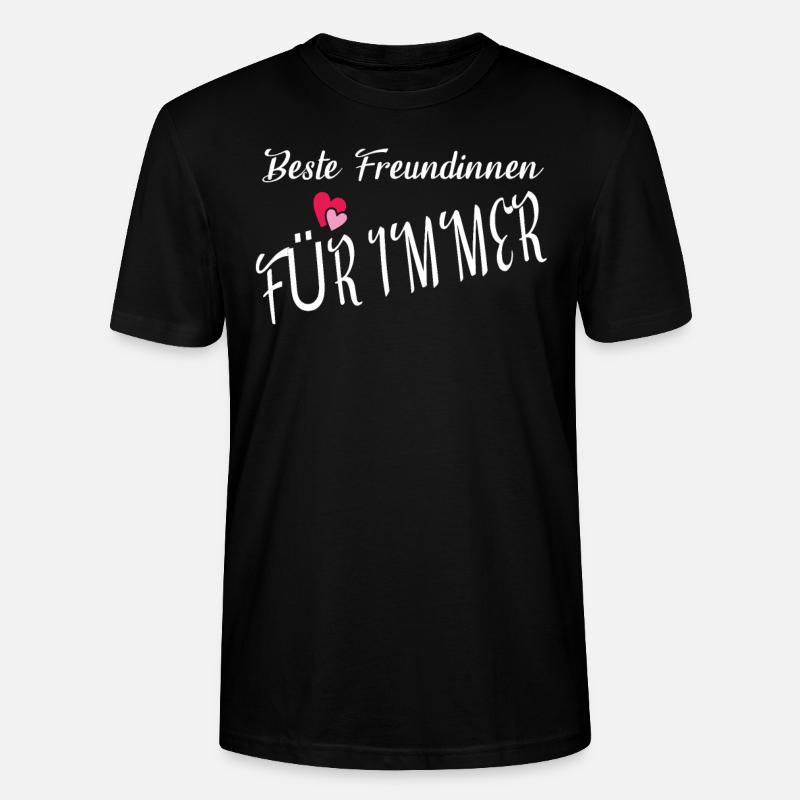 Geschenkidee Freundin schwester - Stanley/Stella Unisex Bio-T-Shirt CRAFTER - Schwarz