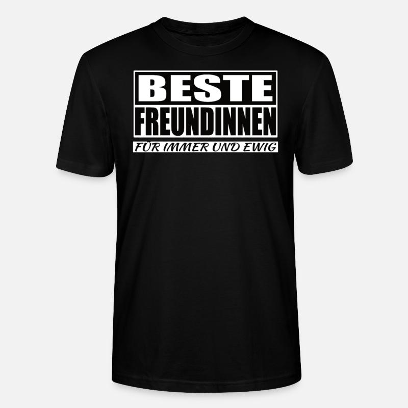 Geschenkidee Freundin schwester - Stanley/Stella Unisex Bio-T-Shirt CRAFTER - Schwarz