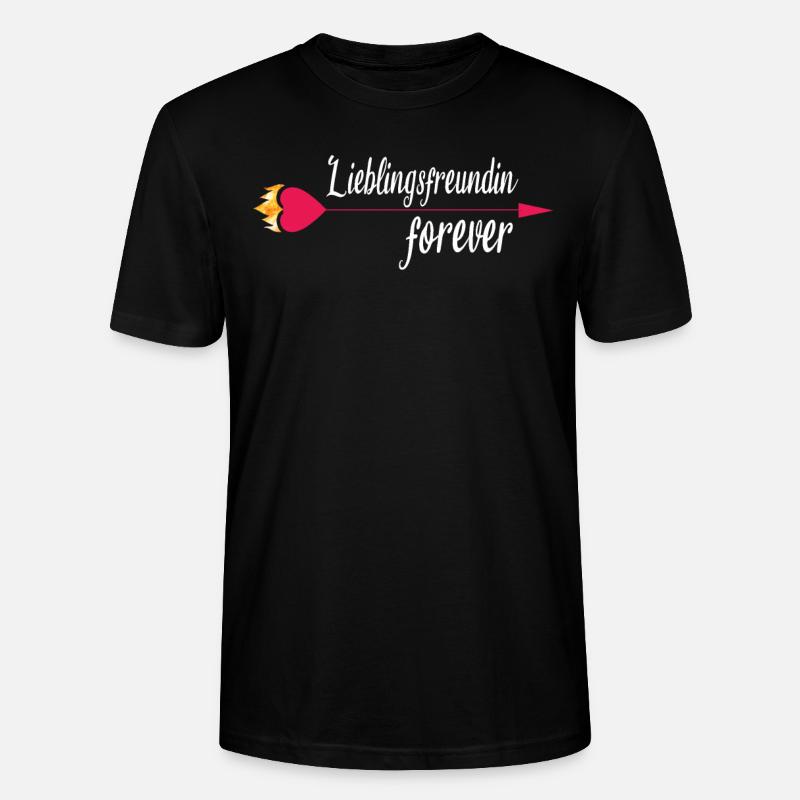 Geschenkidee Freundin schwester - Stanley/Stella Unisex Bio-T-Shirt CRAFTER - Schwarz
