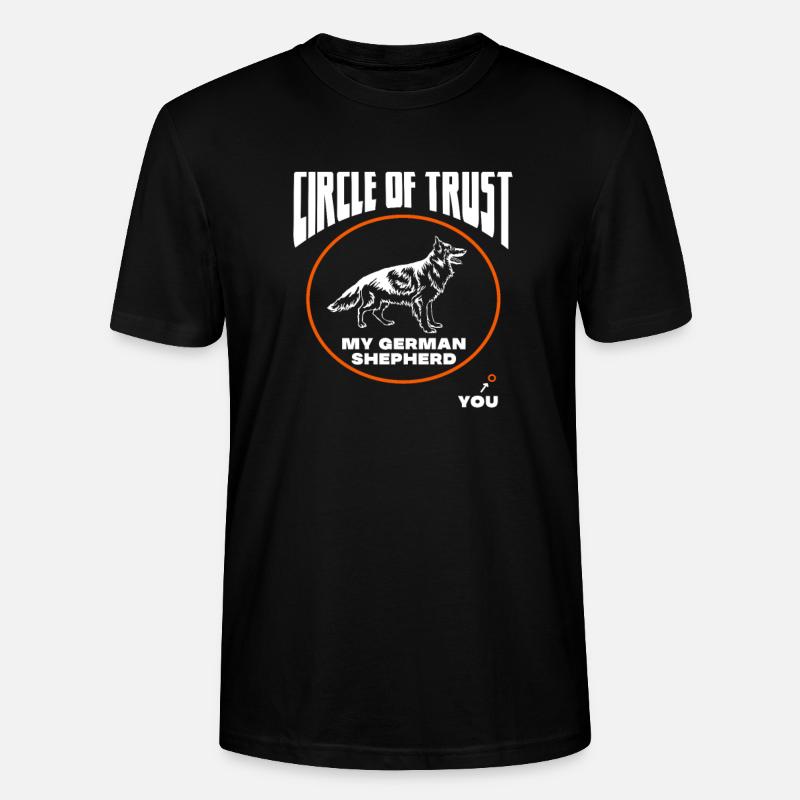 Deutscher Schäferhund - Stanley/Stella Unisex Bio-T-Shirt CRAFTER - Schwarz