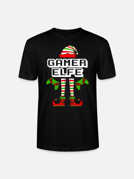 Gamer Elfe Gaming - Stanley/Stella CRAFTER Unisex Organic T-Shirt - black