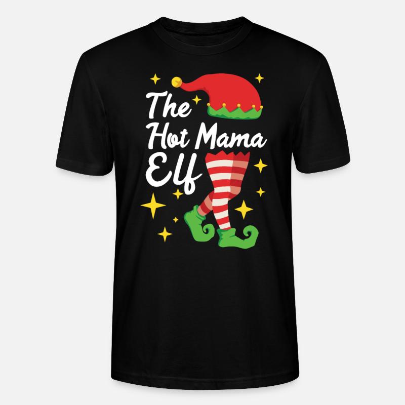 La mère elfe elfe - T-shirt bio CRAFTER Stanley Stella Unisexe - noir