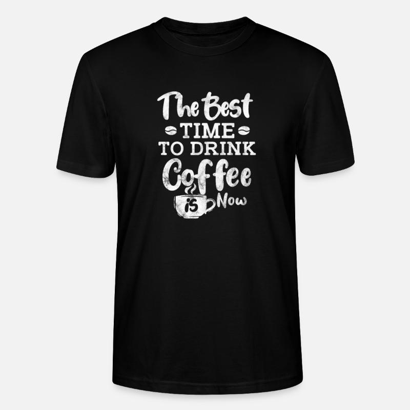 Kaffee - Stanley/Stella Unisex Bio-T-Shirt CRAFTER - Schwarz