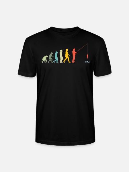 Angler Gift Idea Hobby Fishing - Stanley/Stella CRAFTER Unisex Organic T-Shirt - black
