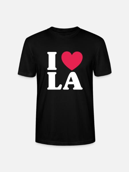 Los Angeles - Stanley/Stella Uniseks bio-T-shirt CRAFTER - zwart