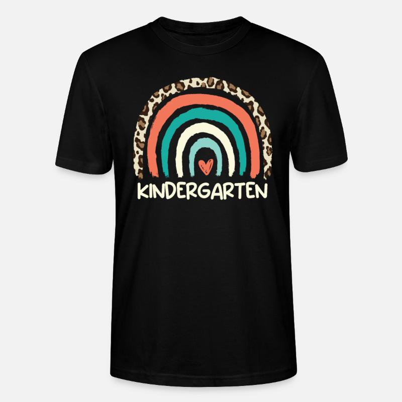 Ich bin gerne im Kindergarten - Stanley/Stella Unisex Bio-T-Shirt CRAFTER - Schwarz