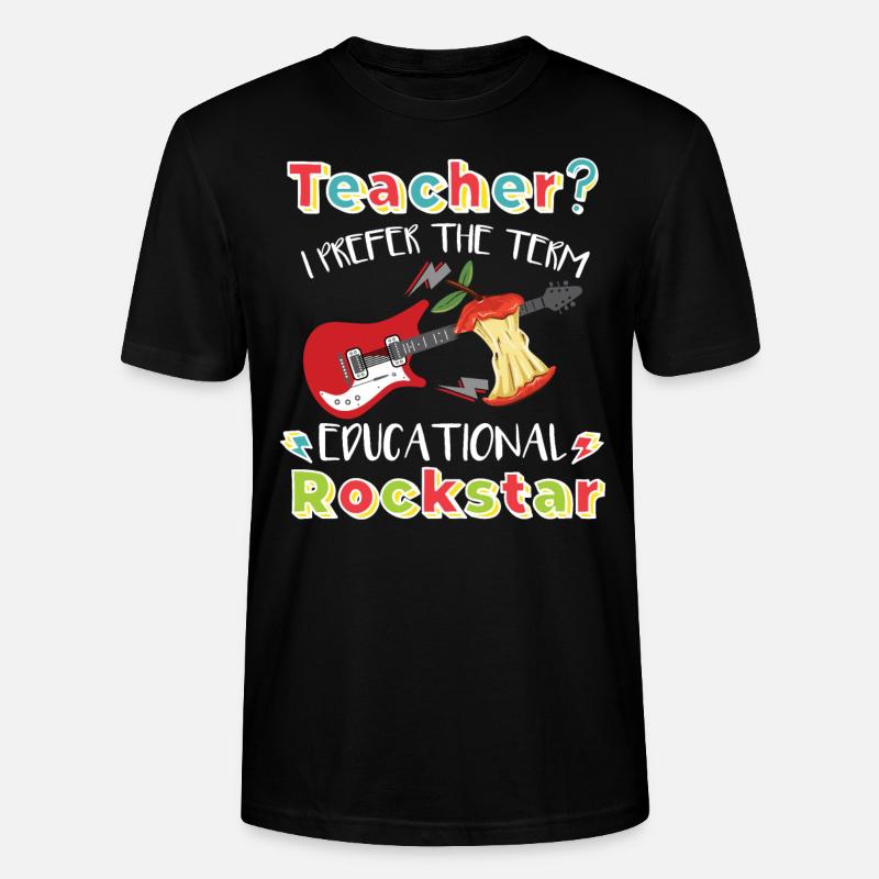 Enseignement scolaire - T-shirt bio CRAFTER Stanley Stella Unisexe - noir
