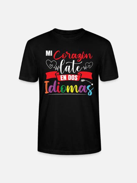 Spanischlehrerschule Zweisprachig - Stanley/Stella Unisex Bio-T-Shirt CRAFTER - Schwarz