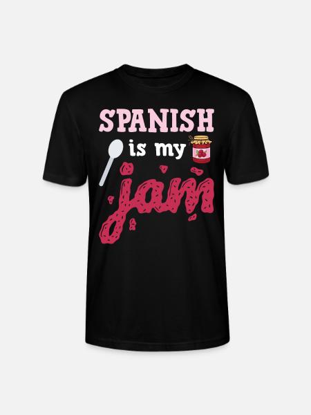 Spanish Is My Jam - Stanley/Stella CRAFTER Unisex Organic T-Shirt - black