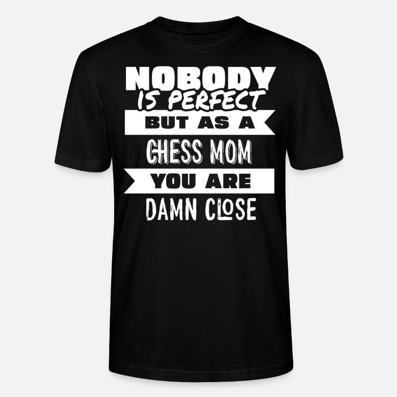 Maman d’échecs - T-shirt bio CRAFTER Stanley Stella Unisexe - noir