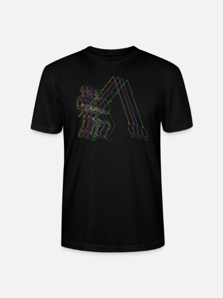 Angler Gift Idea Hobby Fishing - Stanley/Stella CRAFTER Unisex Organic T-Shirt - black