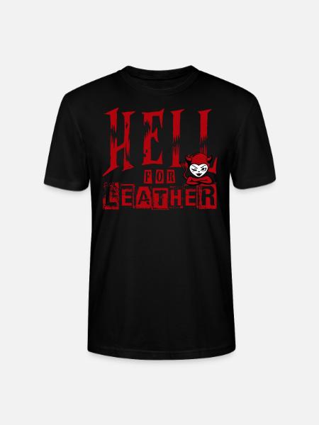 hell for leather - Stanley/Stella CRAFTER Unisex Organic T-Shirt - black