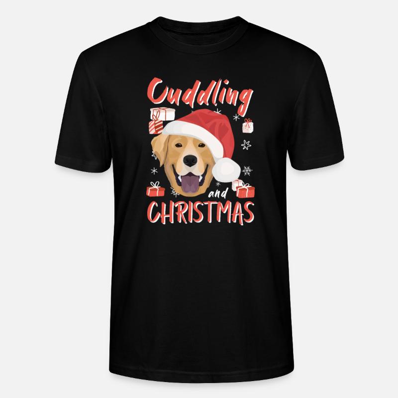 Joyeux Noël Labrador - T-shirt bio CRAFTER Stanley Stella Unisexe - noir