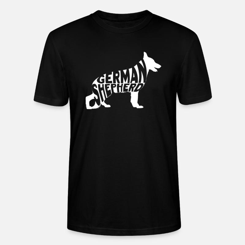 Deutscher Schäferhund - Stanley/Stella Unisex Bio-T-Shirt CRAFTER - Schwarz