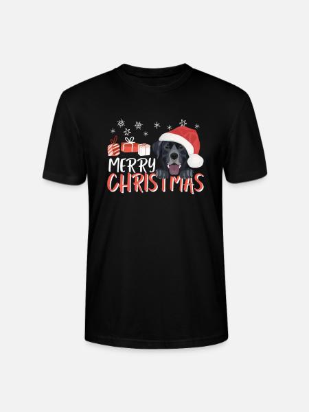 Joyeux Noël Labrador - T-shirt bio CRAFTER Stanley Stella Unisexe - noir