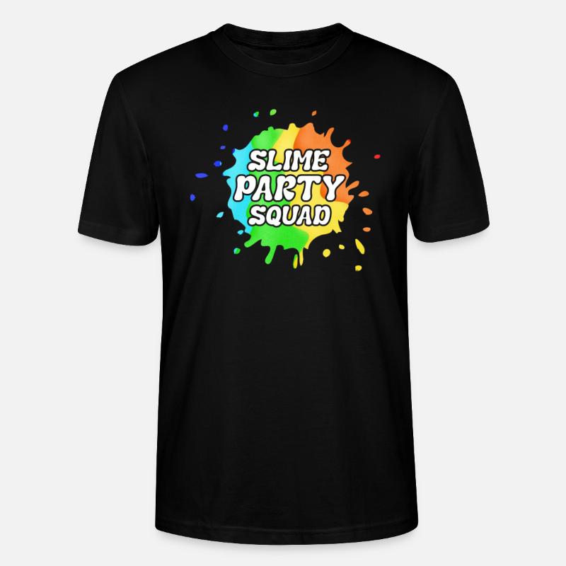 Slime Rainbow Magic Drop Splash - T-shirt bio CRAFTER Stanley Stella Unisexe - noir