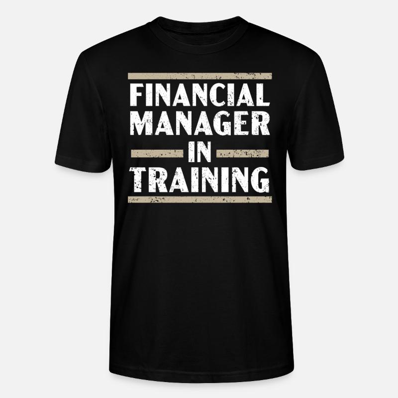 Finanzmanager im Ausbildungsberuf - Stanley/Stella Unisex Bio-T-Shirt CRAFTER - Schwarz