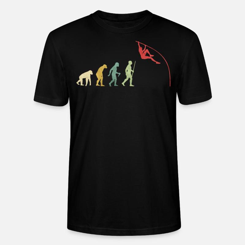 Stangenviertel Jump Evolution - Stanley/Stella Unisex Bio-T-Shirt CRAFTER - Schwarz