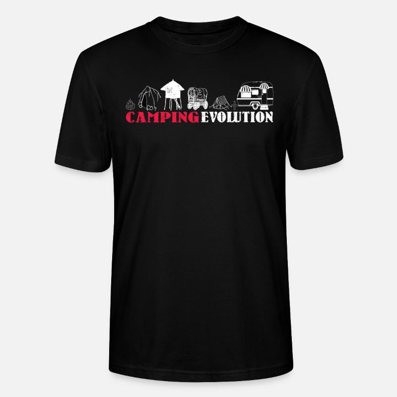 Camper Gift Idea Camping - T-shirt bio CRAFTER Stanley Stella Unisexe - noir