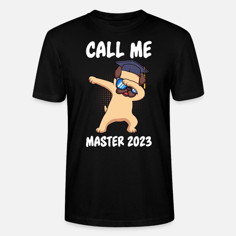 Master Degree 2023 Master - Stanley/Stella CRAFTER Unisex Organic T-Shirt - black