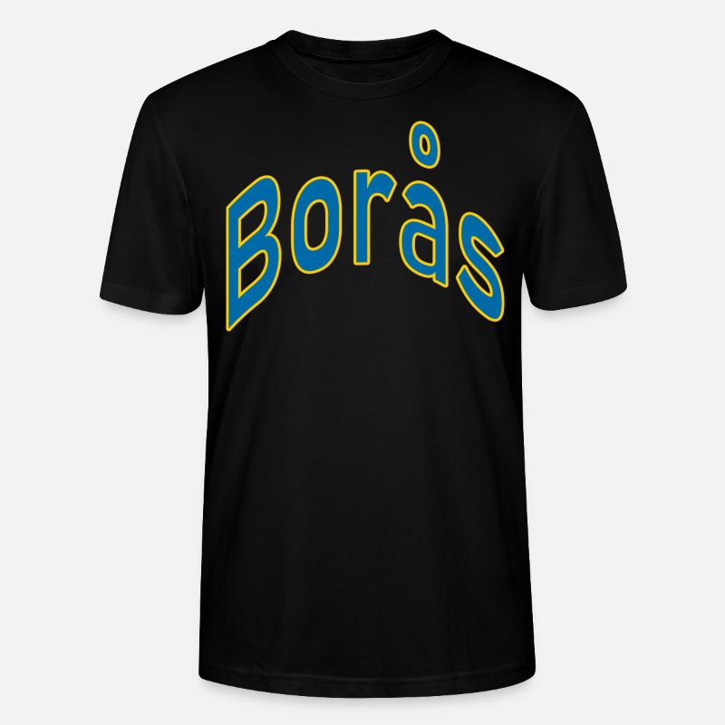Borås - Stanley/Stella Unisex Bio-T-Shirt CRAFTER - Schwarz