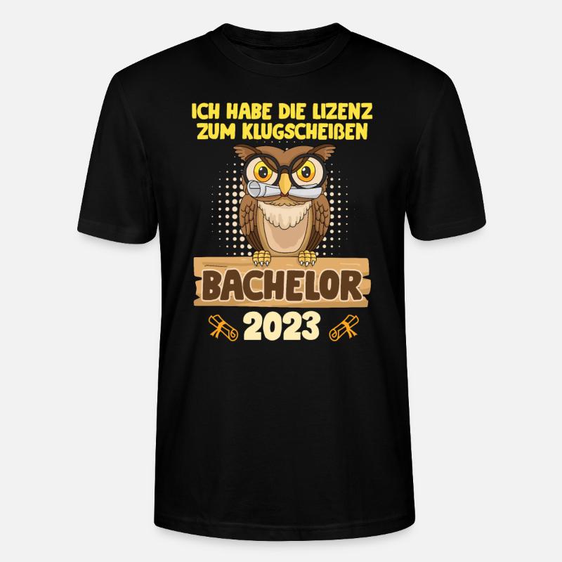 Bachelor 2023 Bachelorabschluss - Stanley/Stella Unisex Bio-T-Shirt CRAFTER - Schwarz