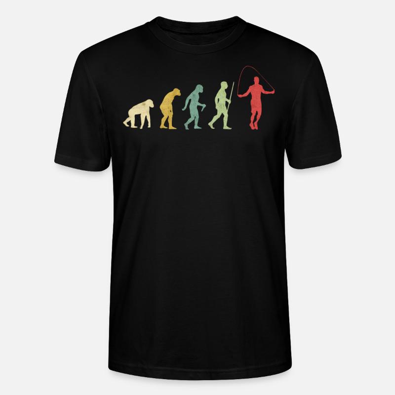 Sprungseilentwicklung - Stanley/Stella Unisex Bio-T-Shirt CRAFTER - Schwarz