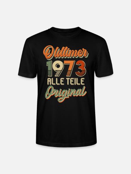 Oldtimer 50 ans 50e anniversaire - T-shirt bio CRAFTER Stanley Stella Unisexe - noir