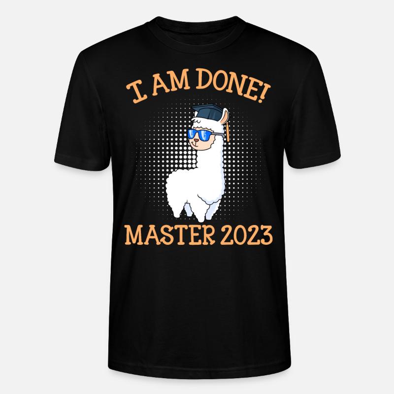 J’ai terminé Master 2023 - T-shirt bio CRAFTER Stanley Stella Unisexe - noir