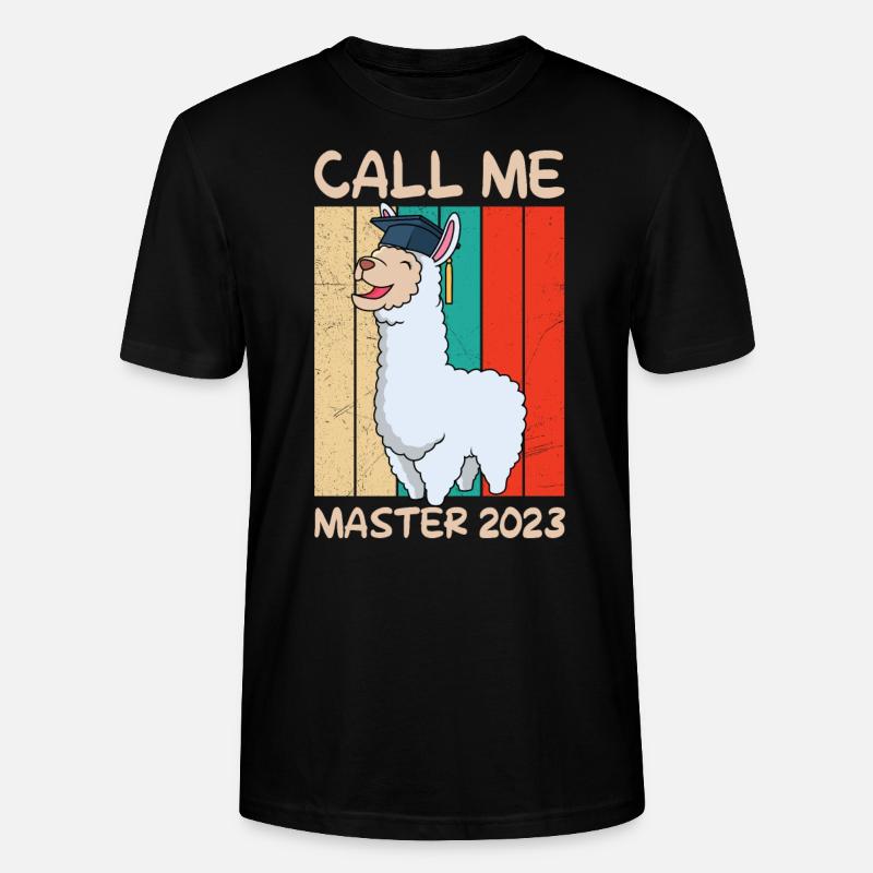 Master Abschluss 2023 - Stanley/Stella Unisex Bio-T-Shirt CRAFTER - Schwarz