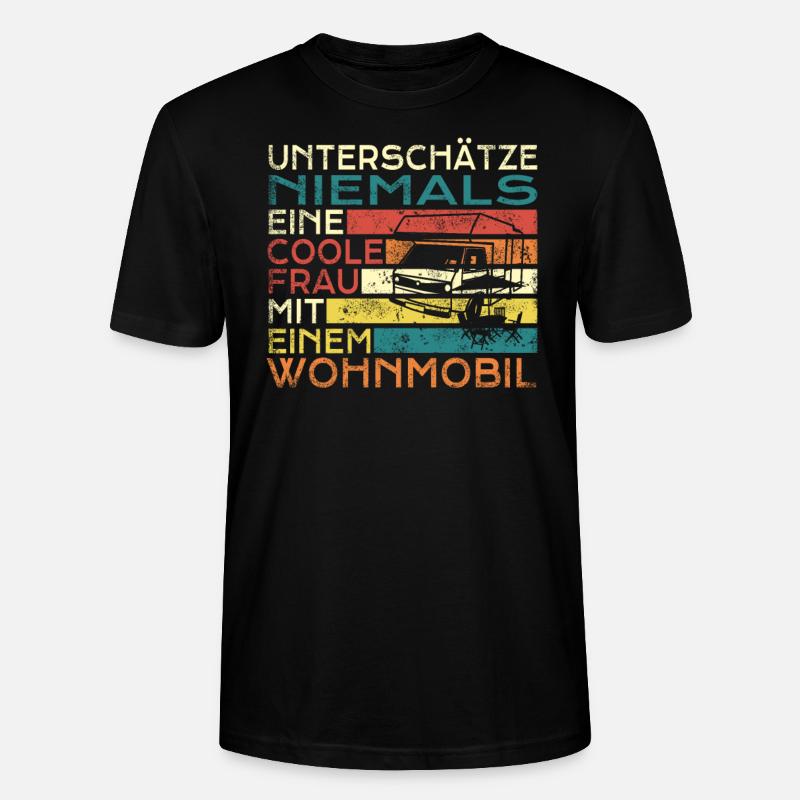 Camper Gift Idea Camping - T-shirt bio CRAFTER Stanley Stella Unisexe - noir