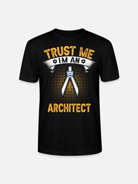 Trust me I'm an architect - Stanley/Stella CRAFTER Unisex Organic T-Shirt - black