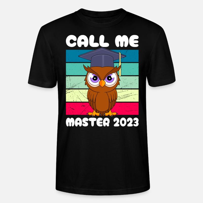 Appelez-moi Master 2023 - T-shirt bio CRAFTER Stanley Stella Unisexe - noir
