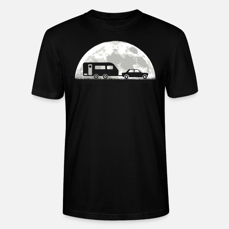 Camper Geschenkidee Camping - Stanley/Stella Unisex Bio-T-Shirt CRAFTER - Schwarz