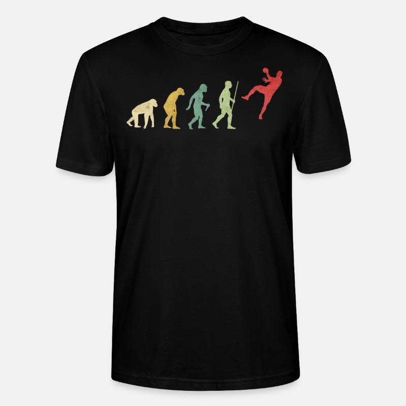 Handboll Throw Male Evolution - Stanley/Stella CRAFTER Unisex Organic T-Shirt - black