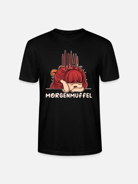 Morgenmuffel - Stanley/Stella Unisex Bio-T-Shirt CRAFTER - Schwarz