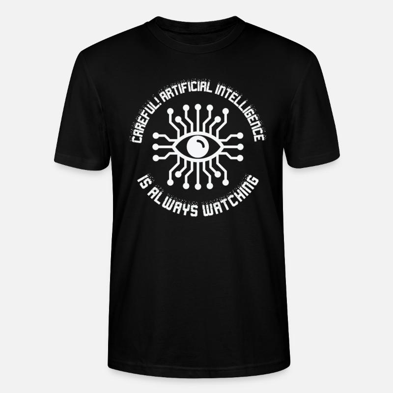 Artificial Intelligence Programming Machine Coding - Stanley/Stella CRAFTER Unisex Organic T-Shirt - black