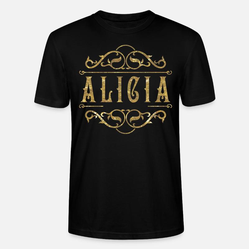 Alicia or - T-shirt bio CRAFTER Stanley Stella Unisexe - noir