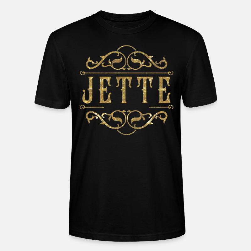 Jette gold - Stanley/Stella Unisex Bio-T-Shirt CRAFTER - Schwarz