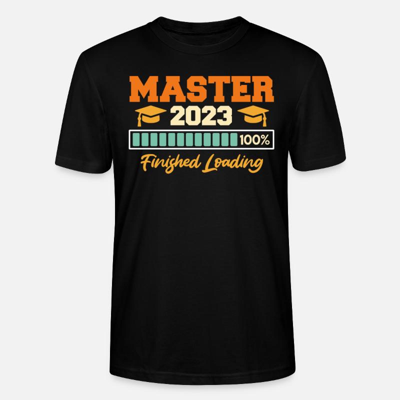 Masterabschluss 2023 Master Abschluss - Stanley/Stella Unisex Bio-T-Shirt CRAFTER - Schwarz
