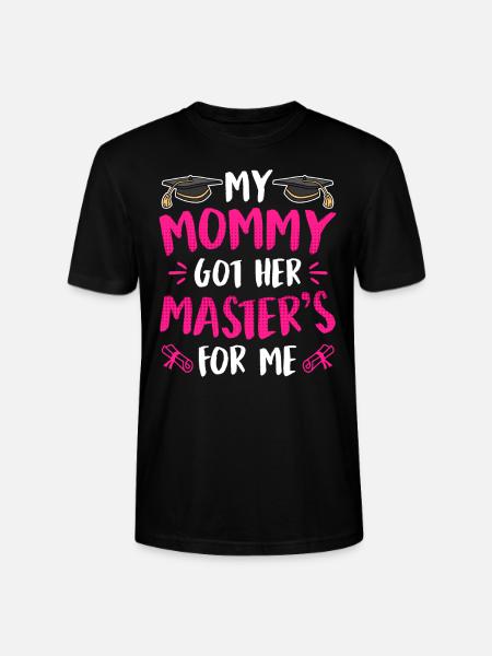 Ma mère a une maîtrise - T-shirt bio CRAFTER Stanley Stella Unisexe - noir