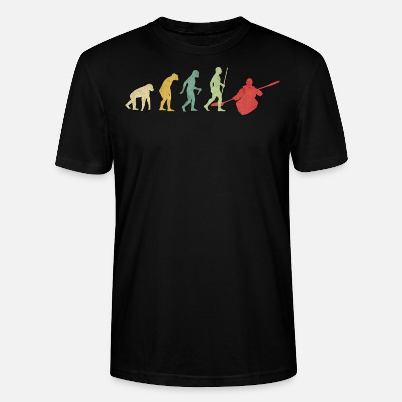Canoe Evolution - Stanley/Stella CRAFTER Unisex Organic T-Shirt - black