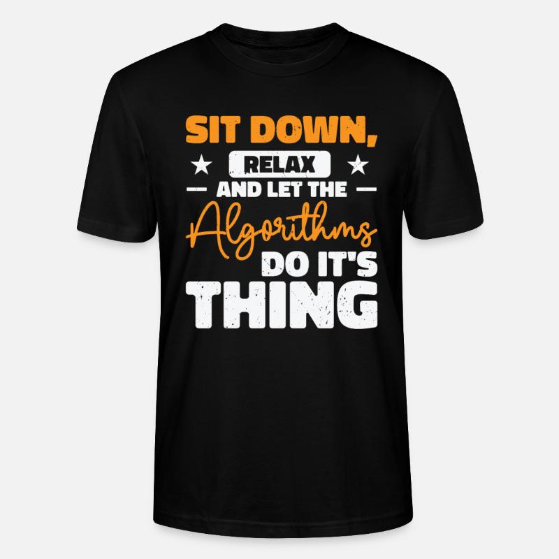 Computer Algorithmus Programmierer Künstliche - Stanley/Stella Unisex Bio-T-Shirt CRAFTER - Schwarz