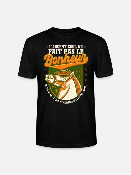 Cavalier | Cheval | Chevaux - T-shirt bio CRAFTER Stanley Stella Unisexe - noir